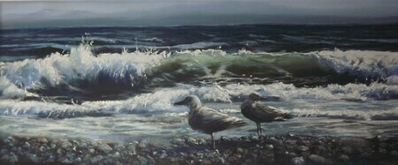 Wind and Water 9" X 20" SOLD